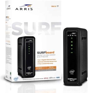 Arris Surfboard SBG10 Modem router for Spectrum internet