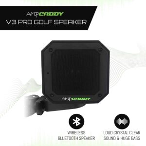 Ampcaddy V3 Golf Bluetooth speaker: Best portable golf cart Bluetooth speaker